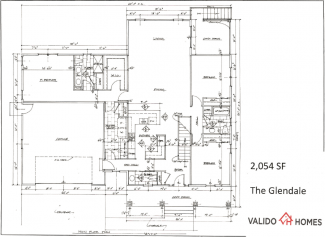 Floor plan of the Glendale